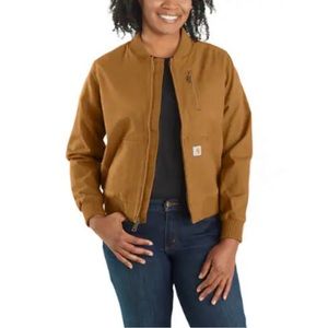 WOMEN'S CARHARTT BOMBER JACKET - Size S 4/6